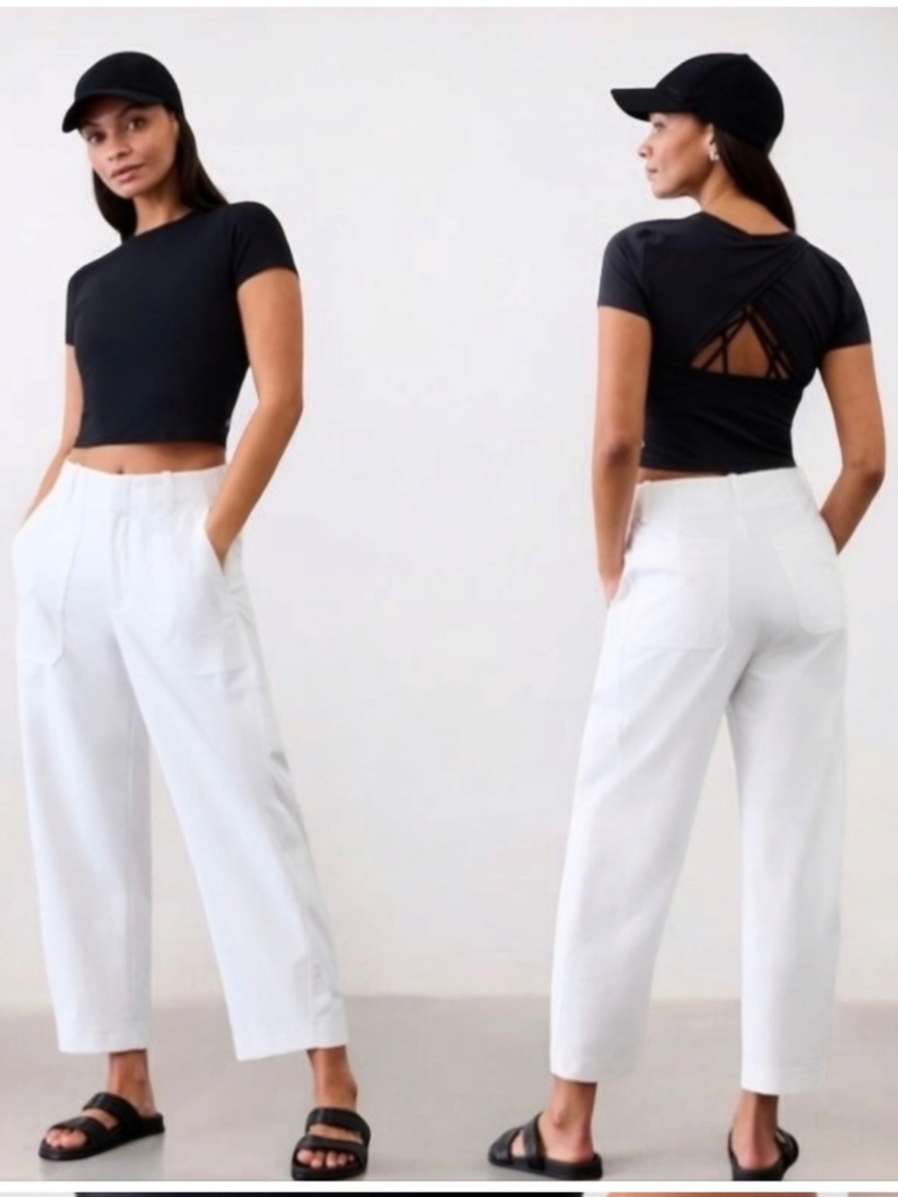 Athleta Skyline High Rise Barrel Leg Pant